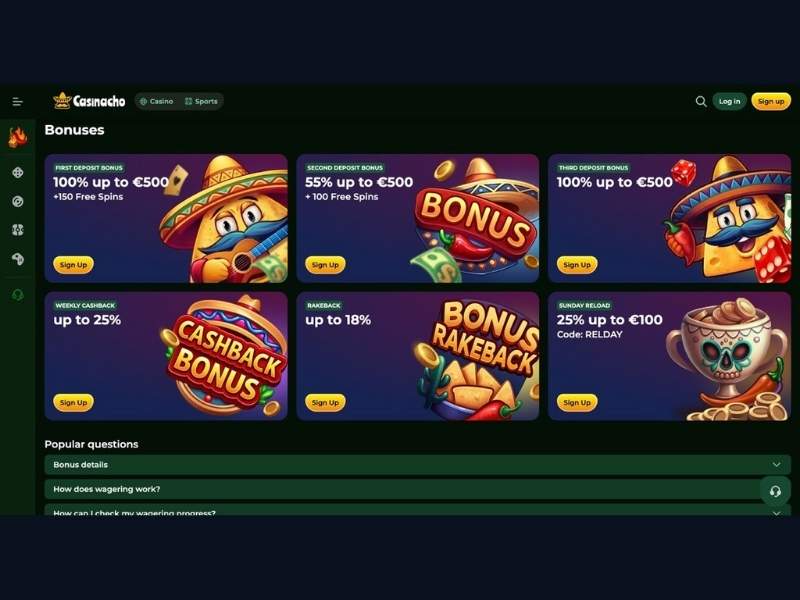 Bonos Casinacho Casino (Nacho Casino) para jugadores de live españoles: cashback sobre pérdidas en vivo, estrategia de bono y cómo maximizar el valor